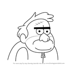 How to Draw Rico from Gravity Falls