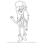 How to Draw Wendy Pines from Gravity Falls