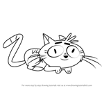 How to Draw Dr. Purr from Grojband