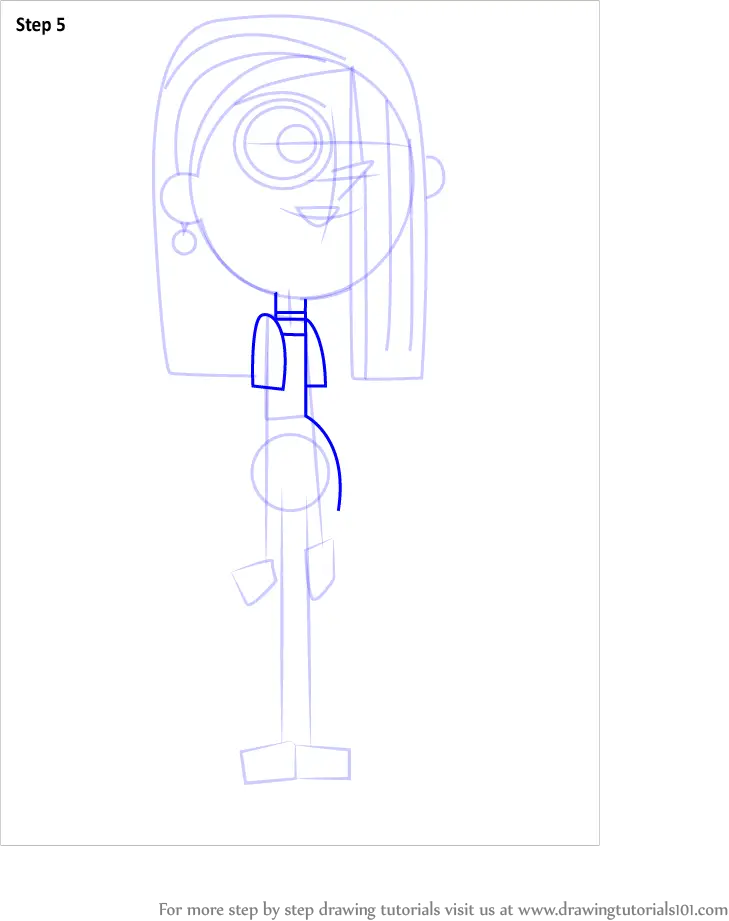 Learn How To Draw Gigi From Grojband Grojband Step By Step Drawing Tutorials