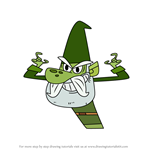 How to Draw Metrognome from Grojband