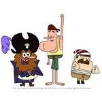 How to Draw The Pirate Crew from Grojband