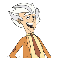 How to Draw Professor T. P. Skinner from Grossology