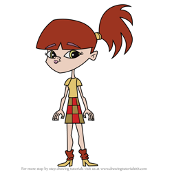 How to Draw Chris-Alice Hollyruller from Growing Up Creepie