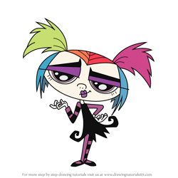 How to Draw Creepie Creecher from Growing Up Creepie