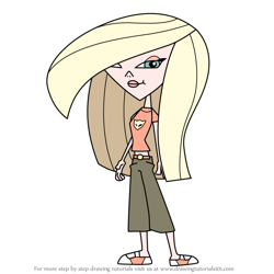 How to Draw Melanie Melisma from Growing Up Creepie