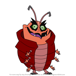 How to Draw Pauly from Growing Up Creepie
