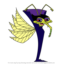 How to Draw Vinnie Creecher from Growing Up Creepie