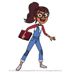 How to Draw Hailey Banks from Hailey's On It!