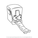 How to Draw Stretch from Handy Manny