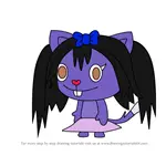 How to Draw Abril from Happy Tree Friends