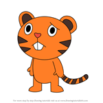 How to Draw Abscess from Happy Tree Friends