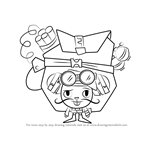 How to Draw Mouse Ka-Boom from Happy Tree Friends