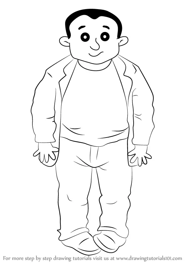 How to Draw Beefy Bert from Horrid Henry (Horrid Henry) Step by Step ...