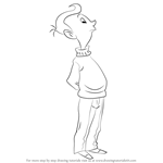 How to Draw Stuck-Up Steve from Horrid Henry