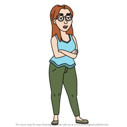 How to Draw Dana from HouseBroken