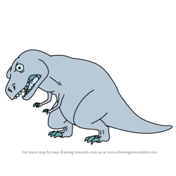How to Draw Dinosaur from HouseBroken