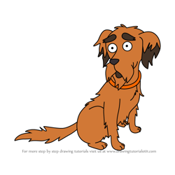 How to Draw Meter mutt from HouseBroken