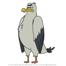 How to Draw Seagull from HouseBroken