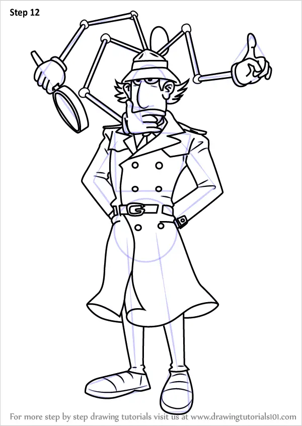 Learn How to Draw Inspector Gadget from Inspector Gadget ...