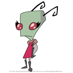 How to Draw Invader El from Invader Zim