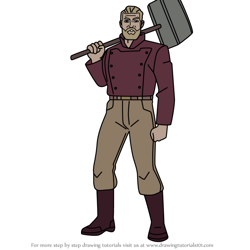 How to Draw Kid Thor from Invincible