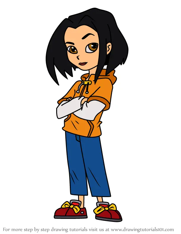 Learn How to Draw Jade Chan from Jackie Chan Adventures (Jackie Chan  Adventures) Step by Step : Drawing Tutorials