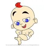 How to Draw Baby Bot from Johnny Test