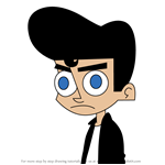 How to Draw Donnie Test from Johnny Test