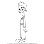 How to Draw Hugh Test from Johnny Test
