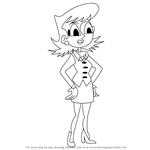 How to Draw Lila Test from Johnny Test
