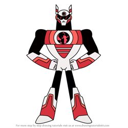 How to Draw Crimson Vision from Kid Cosmic