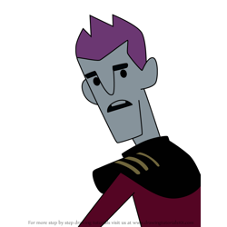 How to Draw Ensign Mainstay from Kid Cosmic