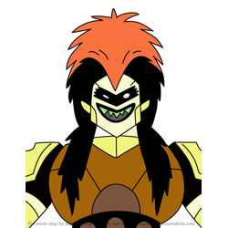 How to Draw Krosh from Kid Cosmic