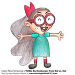 How to Draw Millie Burtonburger from Kid vs. Kat