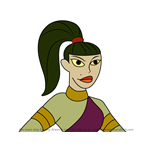 How to Draw Warmonga from Kim Possible