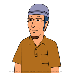 How to Draw Adam from King of the Hill