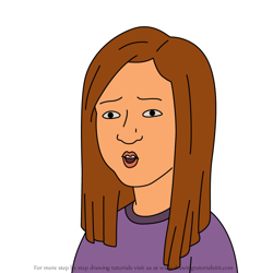 How to Draw April from King of the Hill