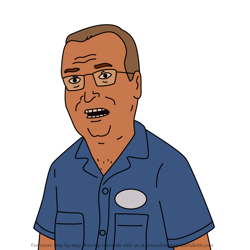 How to Draw Bob Handley from King of the Hill