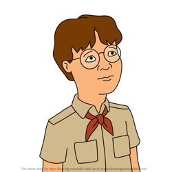 How to Draw C.J. from King of the Hill