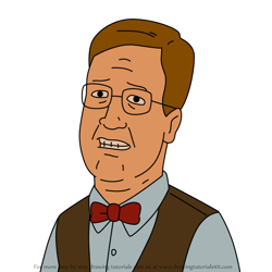 How to Draw Chairman Geiger from King of the Hill