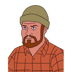 How to Draw Chappy from King of the Hill