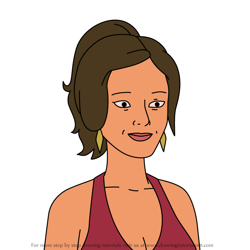 How to Draw Charlene from King of the Hill
