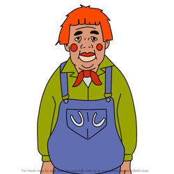 How to Draw Chet Halley from King of the Hill