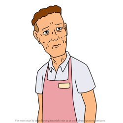 How to Draw Chet from King of the Hill