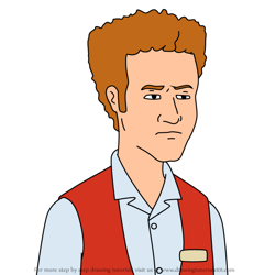 How to Draw Cory from King of the Hill