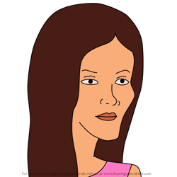 How to Draw Courteney Cox from King of the Hill