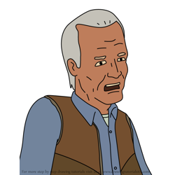 How to Draw Doc Platter from King of the Hill