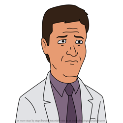How to Draw Dr. Bradley Leslie from King of the Hill