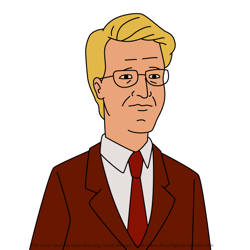 How to Draw Dr. Robert Vayzosa from King of the Hill